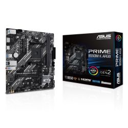 ASUS PRIME B550M-K ARGB AMD AM4 Micro ATX Motherboard PCIe 4.0 ASUS PRIME B550M-K ARGB AMD AM4 Micro ATX Motherboard PCIe 4.0